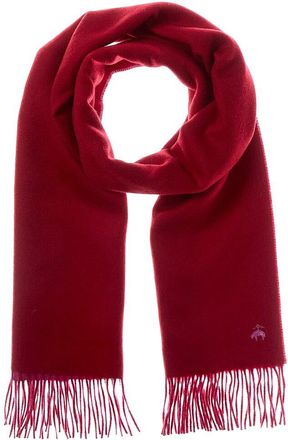 Brooks Brothers Double-Face Reversible Wool & Cashmere-Blend Scarf
