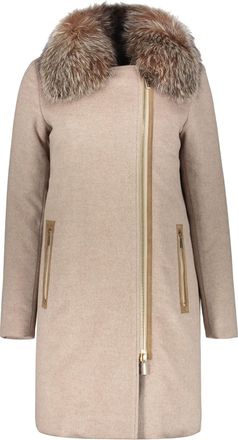 Moorer Padded Wool-blend Coat