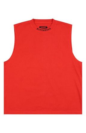 Pleasures Sorrow Cotton Muscle T-Shirt in Tomato at Nordstrom, Size Xx-Large