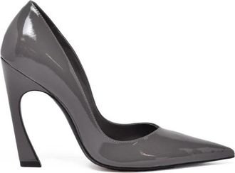 Schutz Decollet&egrave; in vernice - Dames - Pumps - Grijs - 39 EU - Leer - Schoenen