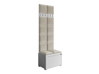 Habitat et Jardin Habitat Et Jardin - Conjunto De Recibidor Comfivo 395, Blanco + Manila 02, 207x65x34cm, Tapiz, Aglomerado Laminado, Montada En La Pared, Colocada