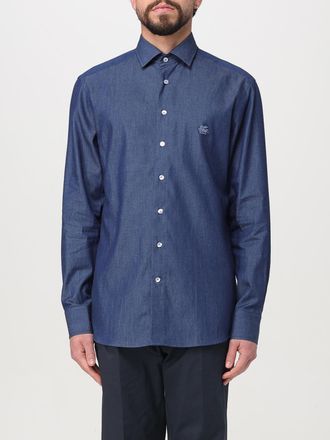 Etro Camicia Etro in cotone con logo ricamato