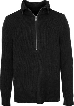 Drykorn Manuelo Half-Zip Sweater - Heren - Coltruien - Zwart - M - Katoen - Truien & Vesten