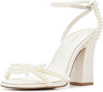 Steve Madden Hara Womens Sandals Ivory Pearl : 7.5 M, Synthetic
