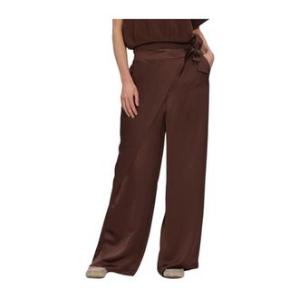 Summum Dames, Broeken, Bruin, Maat: XS Zijde