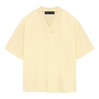 Fear of God SS24 V Neck T-Shirt Garden Yellow 125SP244211F