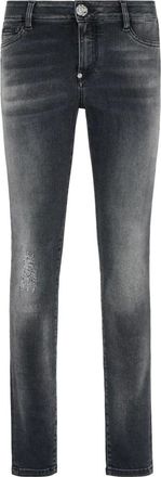 Philipp Plein Dames, Jeans, Grijs, Maat: W30 Denim