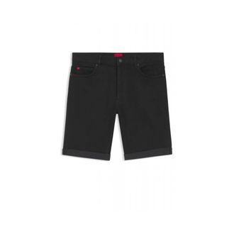 HUGO BOSS Heren, Korte broeken, Zwart, Maat: W31 Denim