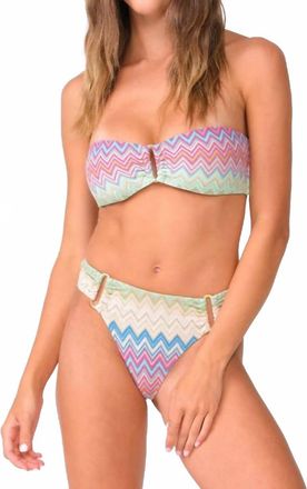PQ Swim Detail Fanned Bikini Bottom In Huntington