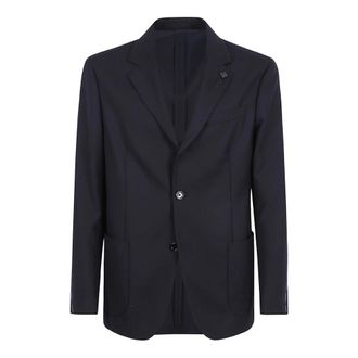 Lardini Blazers, male, Blue, M, Blue Jacket for Men Stylish and Comfortable