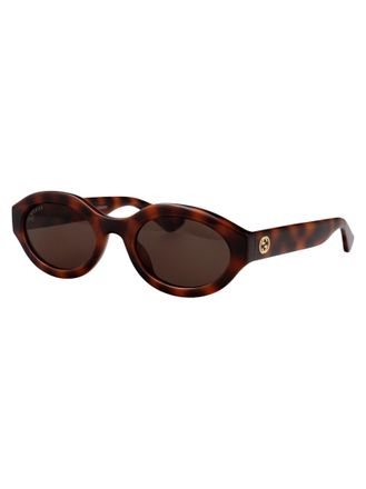 Gucci Womens Sunglasses Havana Brown Injected
