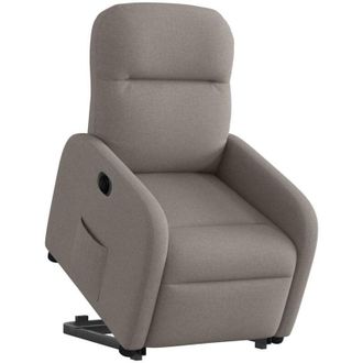vidaXL Vidaxl - Sill&oacute;n El&eacute;ctrico Reclinable Elevable De Tela Gris Taupe