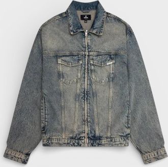 Represent Clo R4 Unisex Denim Jacket Blue Cream - Size S