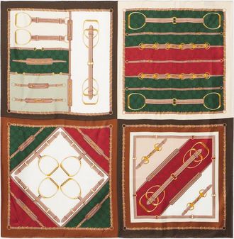Gucci Sciarpa in twill di seta