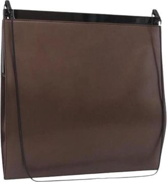 Gucci Pre-owned Vintage Shoulder Bag - Dames - Vintage Schoudertas - Bruin - ONE Size - Leer - Vintage