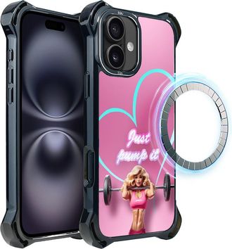 OEM Funda Ibizu Dropguard Ultra Para Iphone 16 Plus Con Magsafe, Move, Pump It Love