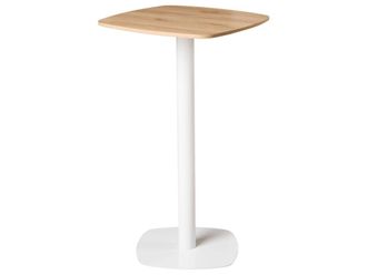 Beliani Mesa de bar de derivado de madera 2 personas L60