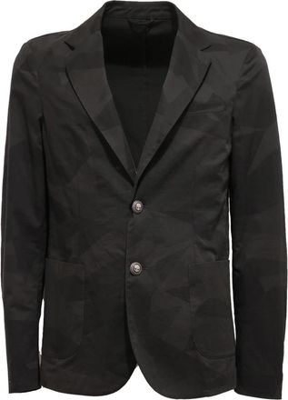 Hydrogen Camouflage Stretch Jas Made in Italy - Heren - Blazers - Groen - S - Jassen