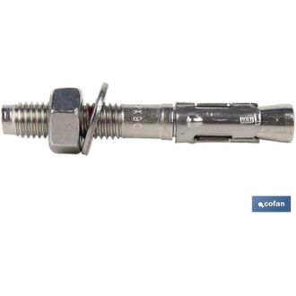 cofan Cofan Taco Anclaje Mtc M 10x150 Inox Caja 50 Unid., Anclaje Mtc Est&aacute;ndar Para Montajes, Indicado Para Placas De Hormig&oacute;n Y Piedra Natural Resistente A