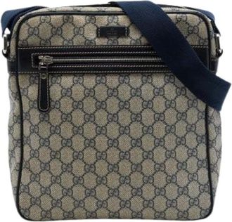 Gucci unisex, Pre-owned, Beige, Maat: ONE Size Leer