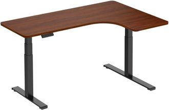 OEM Escritorio Marr&oacute;n Regulable El&eacute;ctricamente Escritorio Esquinero Top-23