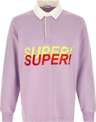J.W.Anderson Super Super Rugby Polo Top - Heren - Polos - Paars - L - Katoen - Tops