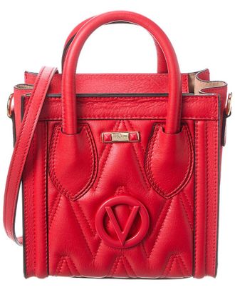 Mario Valentino Valentino By Mario Valentino Eva Diamond Leather Tote