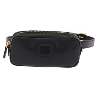 Miu Miu Arcadie Camera Leather Black Leather Handbag (Pre-Owned)