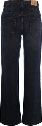 Isabel Marant Womens Jeans Belvira Dirty Blue