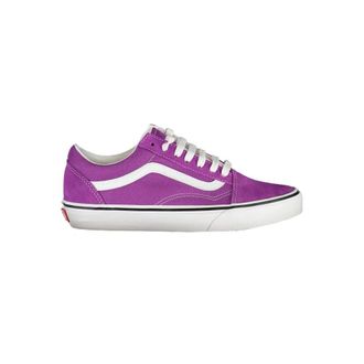 Vans Sneakers, female, Purple, 7 UK, Iconic Leather Trainers with Contrasting Details