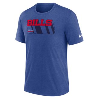 Nike Buffalo Bills Long Pass Nike Mens NFL T-Shirt in Blue | NJFDEX4981-KZQ