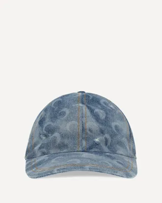 Marine Serre Moon denim Baseball Cap Female UNI