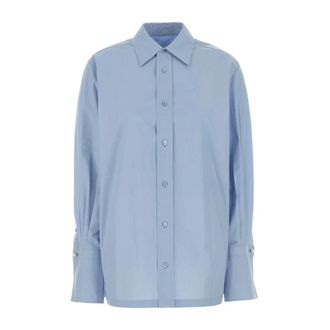 Carven Shirts, female, Blue, Size: M SH401-Long Shirt
