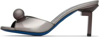 Loriblu Mule - Dames - Muiltjes - Grijs - 37 EU - Leer - Schoenen