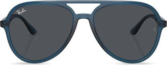 Ray-Ban aviator-frame sunglasses - unisex - Acetate - 57 - Blue