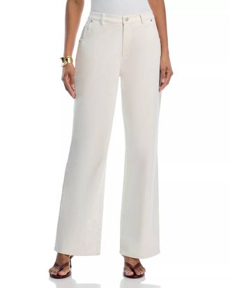 French Connection Inez Relaxed Leg Pants In Summer White