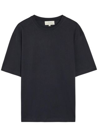 STUDIO NICHOLSON Logo Cotton T-shirt - Nearly Black - XL
