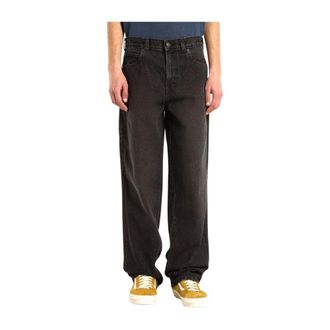 Dickies Jeans, Heren, Zwart, W32 L32, Katoen, 958 Baggy Tapered Werk Jeans