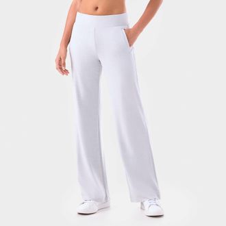 Tavi Brushed Tec Knit Wide Leg Pant in Ash at Nordstrom, Size Xx-Large