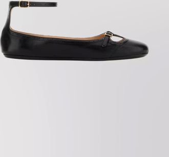 Chlo&eacute; leather ballerina shoes