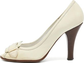 Fendi Pumps in pelle 120 mm - Toni neutri