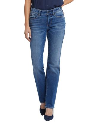 NYDJ Petite Marilyn Picasso Lake Straight Leg Jean
