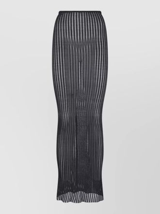 Dondup metallic fitted knee-length skirt