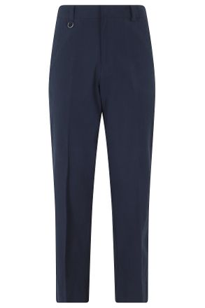 Paolo Pecora Blue Flush-Pockets Cotton-Blend Pants