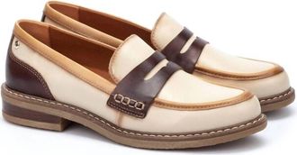 Pikolinos Womens Aldaya Round Toe Loafers In Marfil