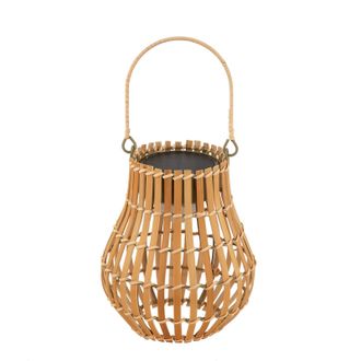 Lindby L&aacute;mpara Solar Exterior amaria En Marr&oacute;n - Lindby