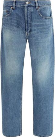 Saint Laurent Heren, Jeans, Blauw, Maat: W32 Katoen