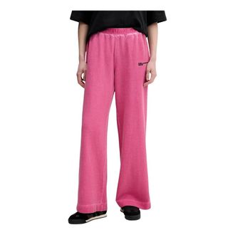 Karl Lagerfeld Broeken, Dames, Roze, XS, Katoen, Trainingsbroeken