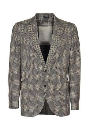 Circolo 1901 Check Patter Buttoned Blazer