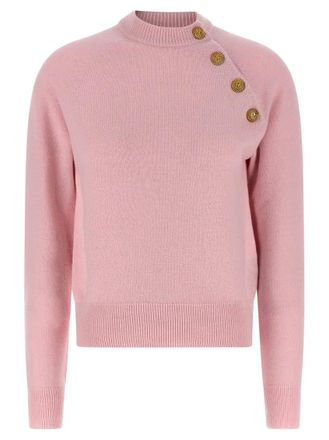 Balmain Pink Wool Sweater